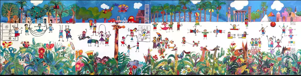 Murals for the love of Egypt